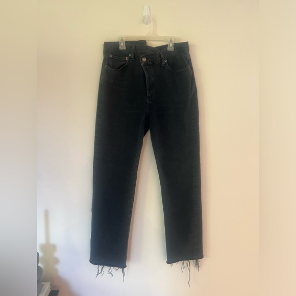 AGOLDE Criss Cross Upsized Jean in Shambles Women’s Size 29 - Picture 4 of 7